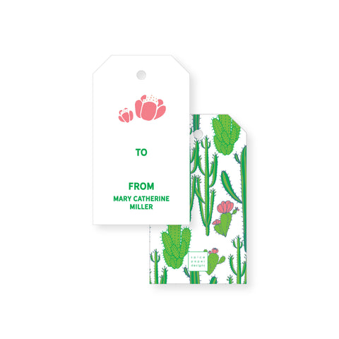 Cactus Gift Tag | personalized
