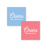 Cheers Stickers + Tags // 20 color options