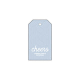 "Cheers" Hang Tag with String | groovy {6 color options}