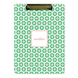 Personalized Clipboard // salmon floral