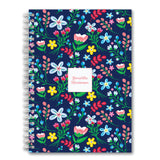 Custom Spiral Notebook // floral (two sizes)