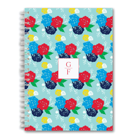Custom Spiral Notebook // floral (two sizes)