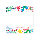 5.5" Square Notepad | floral