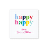 Happy Happy Gift Tags + Stickers