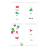 Holiday Gift Stickers Bundle A // 48 stickers