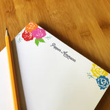 5.5" Square Notepad | bold floral