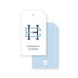Gift Tag // intertwined monogram