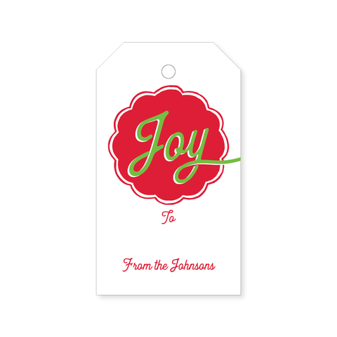 Holiday Gift Tag | joy