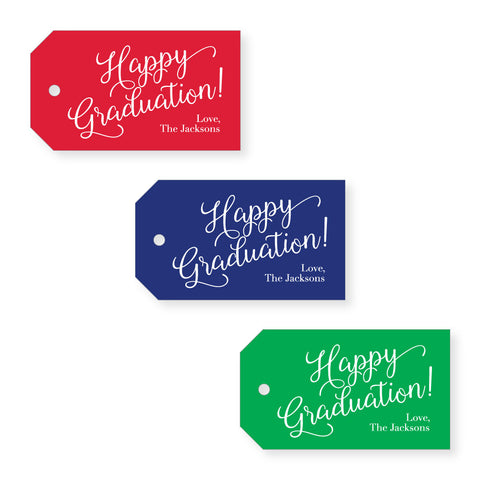 Scripty Graduation Gift Tag | personalized