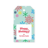 Holiday Gift Tag | snowflakes