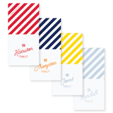2.75" Square Folded Enclosure Card + Envelope // stripes