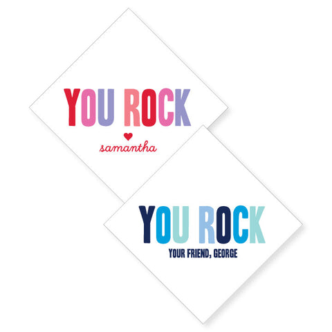 Valentine Sticker or Card // you rock