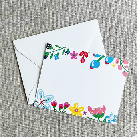 Floral Notecard Set // non-personalized
