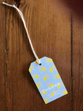 "Cheers" Hang Tag with String | floral {6 color options}