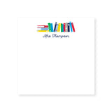 5.5" Square Notepad | library books